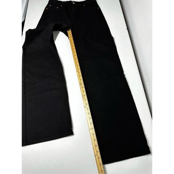 NWOT Dr. Denim Echo High Waist Straight Leg Women’s Jeans Size 32/34L Black - Picture 6 of 14